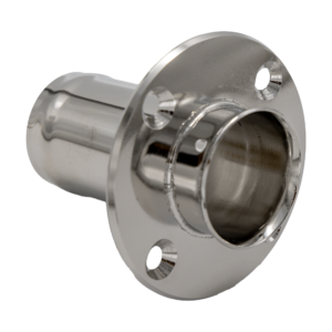 Orbitrade Thru hull exhaust pipe - straight, SS, diameter 40 mm