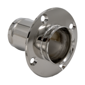Orbitrade Thru hull exhaust pipe - straight, SS, diameter 45 mm