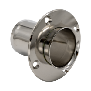 Orbitrade Thru hull exhaust pipe - straight, SS, diameter 51 mm