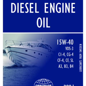 Orbitrade Diesel engine oil, mineral, SAE 15W40, 210L