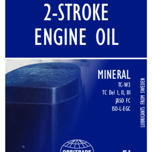 Orbitrade 2-stroke engine oil, mineral, 5L