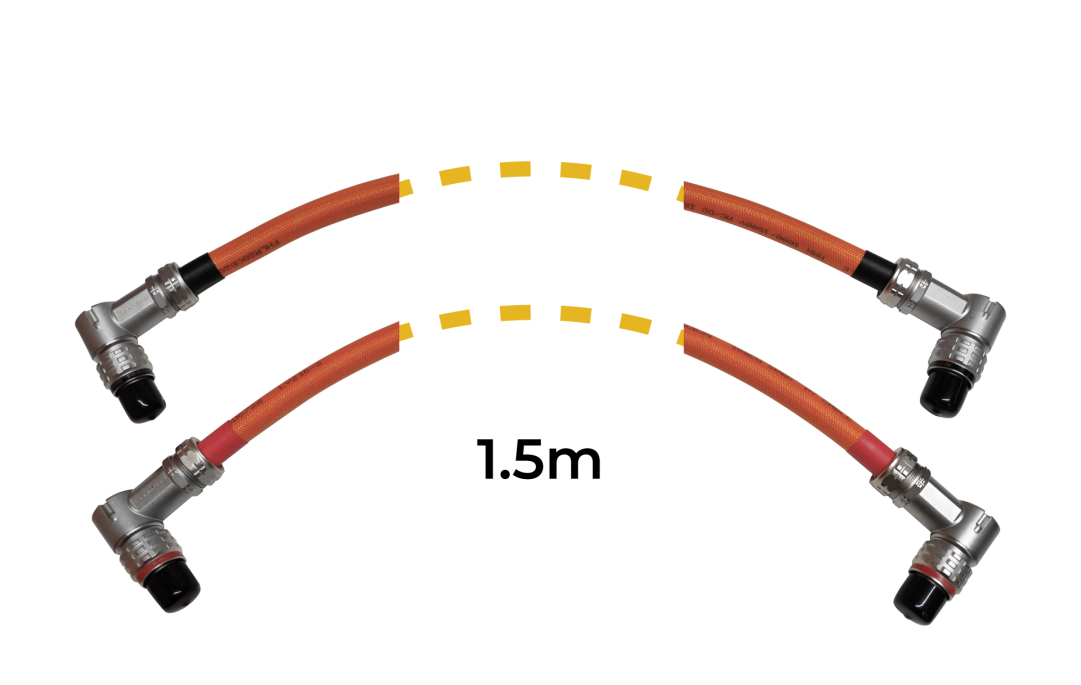 G Battery Bridging Cable 1.5m (Positive and Negative)